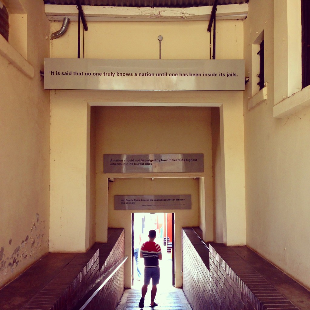 “It is said that no one truly knows a nation until one has been inside its jails. A nation should not be judged by how it treats its highest citizens, but its lowest ones – and South Africa treated its imprisoned African citizens like animals.” -Nelson Mandela